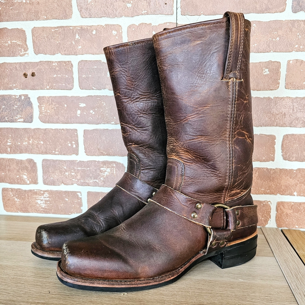 Vintage 1970s FRYE Harness Boots